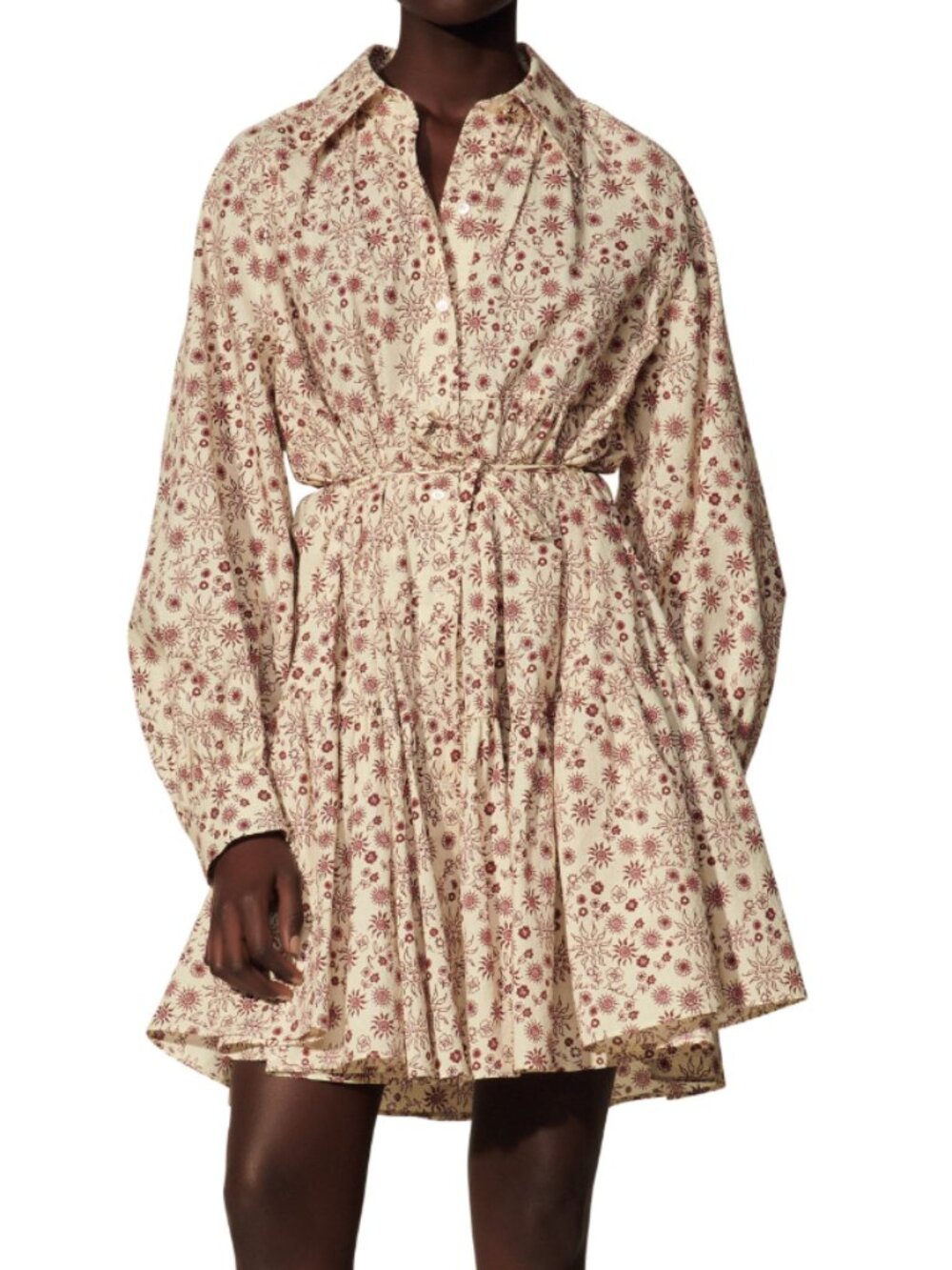 Sandro Claudine Mini Shirt Dress